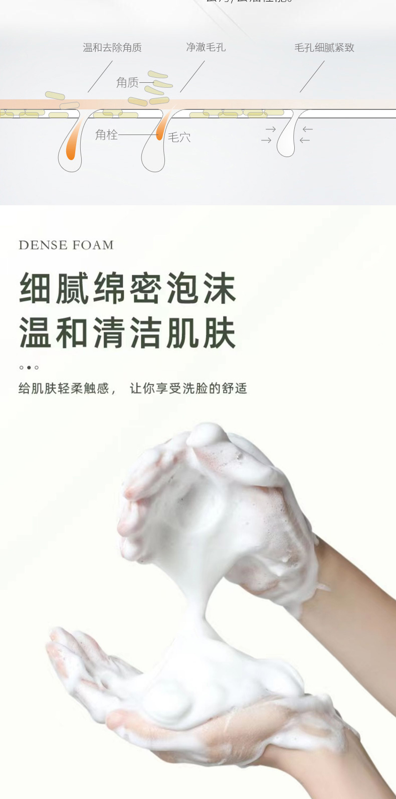 男士控油除螨洗面奶