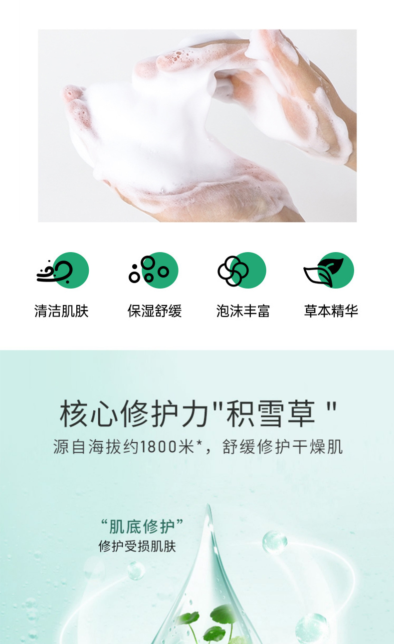积雪草洗面奶详情页_04