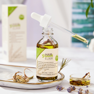 100% 天然有机阿育吠陀草药黑人女性护发油