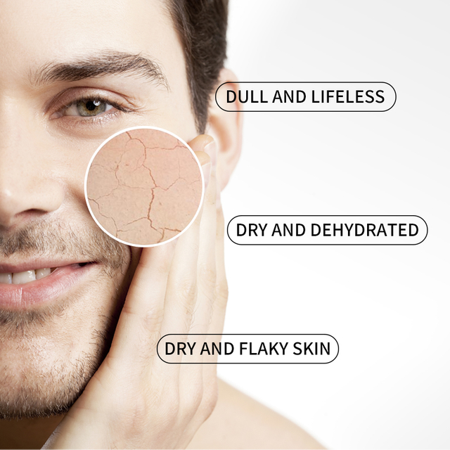 有机男士护肤套装洁面乳含黑眼圈防御去角质保湿膏