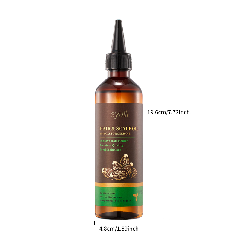 Syulli 头发和头皮油 |葡萄籽、蓖麻、天竺葵和茉莉 |优质护发